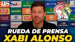 XABI ALONSO, RUEDA DE PRENSA completa tras el OLYMPIACOS 3 - REAL MADRID 4 | CHAMPIONS