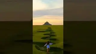 The almost mystical Mont-Saint-Michel🇨🇵&nbsp;#france #shorts