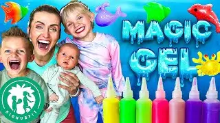 Kids Magic Water Elf! STEM Gel Activity! Educational Video! Science & Animal Exercise for Children