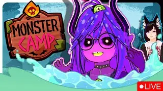 Making a SPLASH at Camp! - 【Monster Camp】