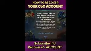 &ldquo;How to Recover Your Clash of Clans Account (2025 Guide)  #coc #clashofclans