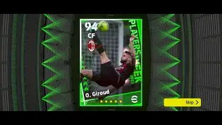 O.Giroud AC Milan Potw efootball mobile 2023 review