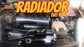 Como trocar o radiador do Fiat Punto sem tirar o para-choque 