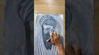 8th sikh guru Amar Das ji Drawing #art #hypernilart #foryou #howto #drawing #draw #sikhguru #sikh