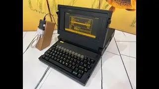 GRiD CASE 4 Usage Demonstration / GRiDTerm Setup and Demo / CBMStuff WiModem232 + retrocampus BBS
