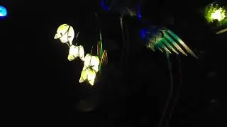 Pocono Palace garden solar lights