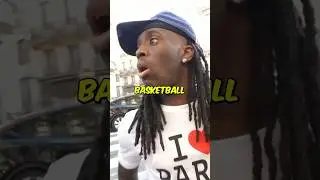 Kai Chases Down Team USA Basketball Team In Paris🤣 #shorts