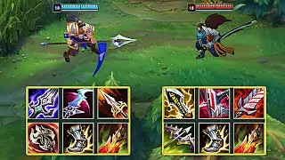 NEW XIN ZHAO vs YASUO FULL BUILD FIGHTS - League of Legends