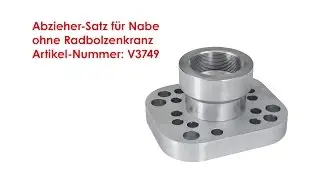 ViGOR Abzieher-Satz f&uuml;r Nabe ohne Radbolzenkranz V3749