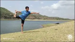 #Natarajasana #DancerPose #stabilitycoordination #musclestrength #Hearthealth #yogasana #stretching