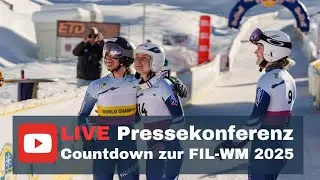 Countdown zur FIL-Weltmeisterschaft 2025 in Kühtai: Pressekonferenz LIVE 🛷❄ #rodelaustria