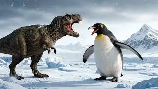 Dinosaur vs Giant Penguin Video
