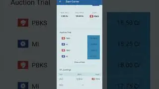 Sam Curran Ipl History Price Every Year and This year #shorts #viral #cricket #samcurran