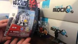 Распаковка набора Nerd Block Jr Junior Boys Edition, март 2014 года &mdash; Super Mario, Skylanders, Star Wars.