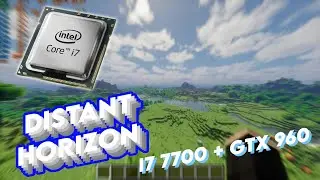 Minecraft Distant Horizons with i7 7700 + GTX 960 #minecraft