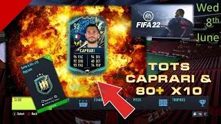 Fifa 22  |     93 TOTS Caprari SBC!  plus 80+ x 10 Upgrade pack!  and more!