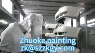 Car bumper automatic spraying equipment