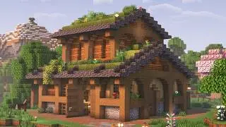 Minecraft - How to Build a Horse Stable [Tutorial]