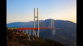 Beipanjiang Duge Bridge - Impossible Engineering: World's Highest Bridge - Engineering Documentary