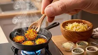 MINIATURE COOKING ASMR [ KITCHEN PLAY SET ] LATKES RECIPE