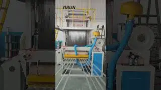 Blowing piastic baler twine production line #machine #wirerope #factory