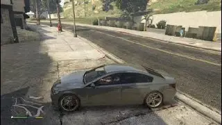 Grand Theft Auto V - When the rain stops wet road dries up (Physics in GTA 5)