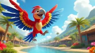 Parrot Song | Fun Kids Song & Nursery Rhyme | Sing Along & Dance! 2025