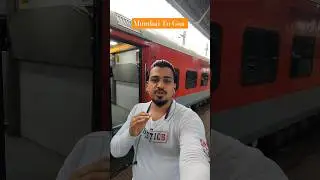 Mumbai To Goa train journey #goa #indianrailways