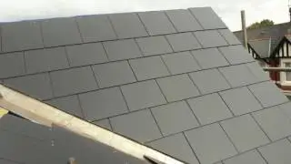 NEW SLATE ROOF INSTALLED READY FOR THE WINTER IN THE CAERPHILLY BOROUGH
