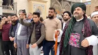 حلقة الذكر في مسجد الحضرة القادرية بمناسبة ولادة الشيخ عبدالقادر الجيلاني قدس الله سره العزیز