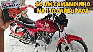 COMANDINHO JET MOTOS - CITY GRAU NA TITAN 150 CARBURADA - Rafa03 @mayconaragao
