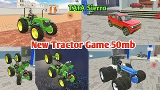 New indian tractor game 50mb download || Indian desi simulator 3d game update ||