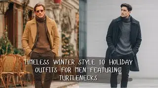 Timeless Winter Style 10 Holiday Outfits for Men Featuring Turtlenecks