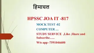 JOA MOCK TEST 02