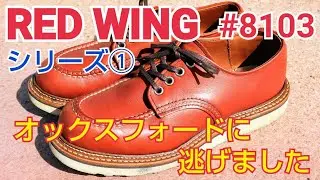 レッドウイングシリーズ①  ブーツ克服の道のり  レッドウイング8103 オックスフォード
