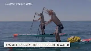 425 mile Lake Michigan paddle boarding journey highlights Great Lakes protection and preservation
