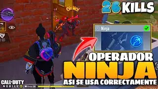 COMO USAR EL NINJA CORRECTAMENTE | 26 KILLS SOLO VS SCUAD CALL OF DUTY Mobile 