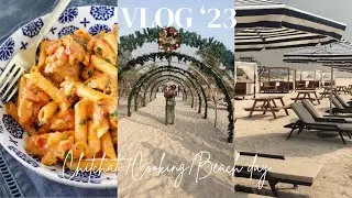 LAST VLOG OF 2023| Making Alfredo Pasta, Chitchat and beach day with my aunt