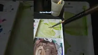 👩&zwj;🎨 kiwi 🥝 ○ paint with me  #v_sn0wflak3 #kiwi #paintwithme #paintingtutorial #watercolor #paintings