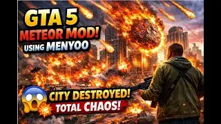 GTA 5 Meteor Mod 😈 | Menyoo Se Puri City Tabah 🔥