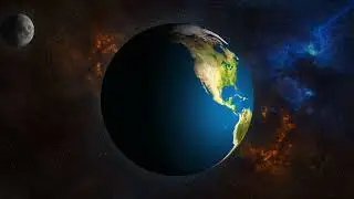 Celestial Love ❤️ Earth & Moon's Eternal Dance