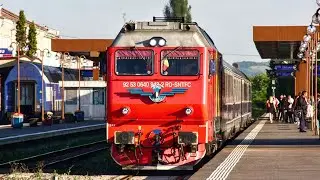 Morning trains in Sibiu (2)