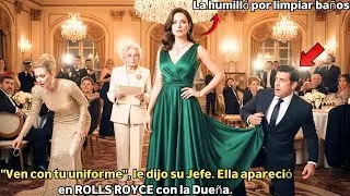 Millonario invitó a la LIMPIADORA para Burlarse... Ella llegó como una DIOSA y lo Despidió.