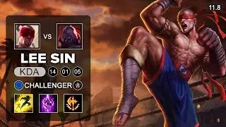 Lee Sin Top vs Sion - EUW Challenger Patch 11.8
