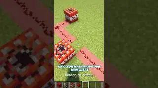 Comment faire un C&OElig;UR en TNT sur MINECRAFT #minecraft  #shorts  #edit  #minecraftbuilding
