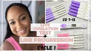 LIVE OVULATION TEST + OPK LINE PROGRESSION 2022 | TTC AFTER MISCARRIAGE | TTC RAINBOW BABY #1 🌈