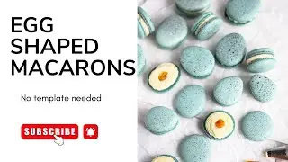 How to Pipe Egg Shaped Macarons