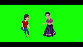 croma toons  green screen image