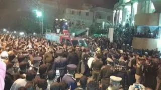 بالفيديو : جنازة الشهيد ملازم أول محمد نجيب الحارثى بقرية طحلة بالقليوبية