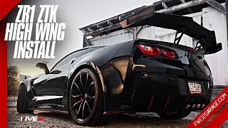 Corvette C7 ZR1 ZTK High Wing Spoiler Installation Extreme Online Store ft. @Team512